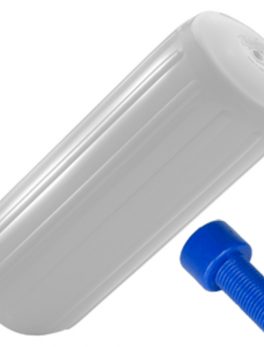 Polyform HTM-2 Hole Through Middle Fender 8.5" x 20.5" - White w/Air Adapter