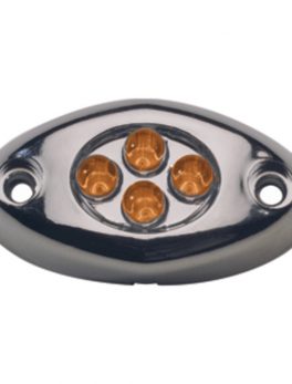 Innovative Lighting Surface Mount Courtesy Light - Amber and Chrome