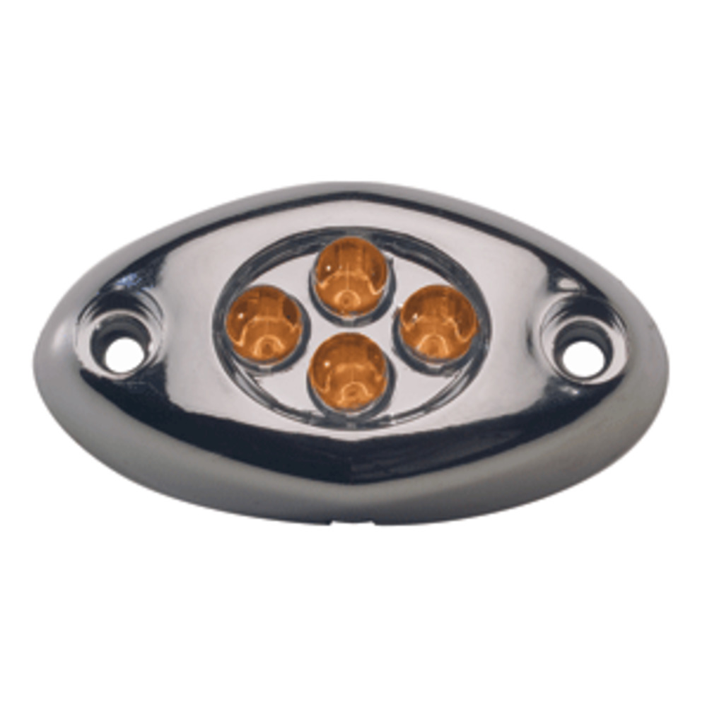 Innovative Lighting Surface Mount Courtesy Light - Amber and Chrome