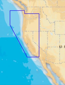 Navionics Platinum+ - Oregon and California - microSD/SD