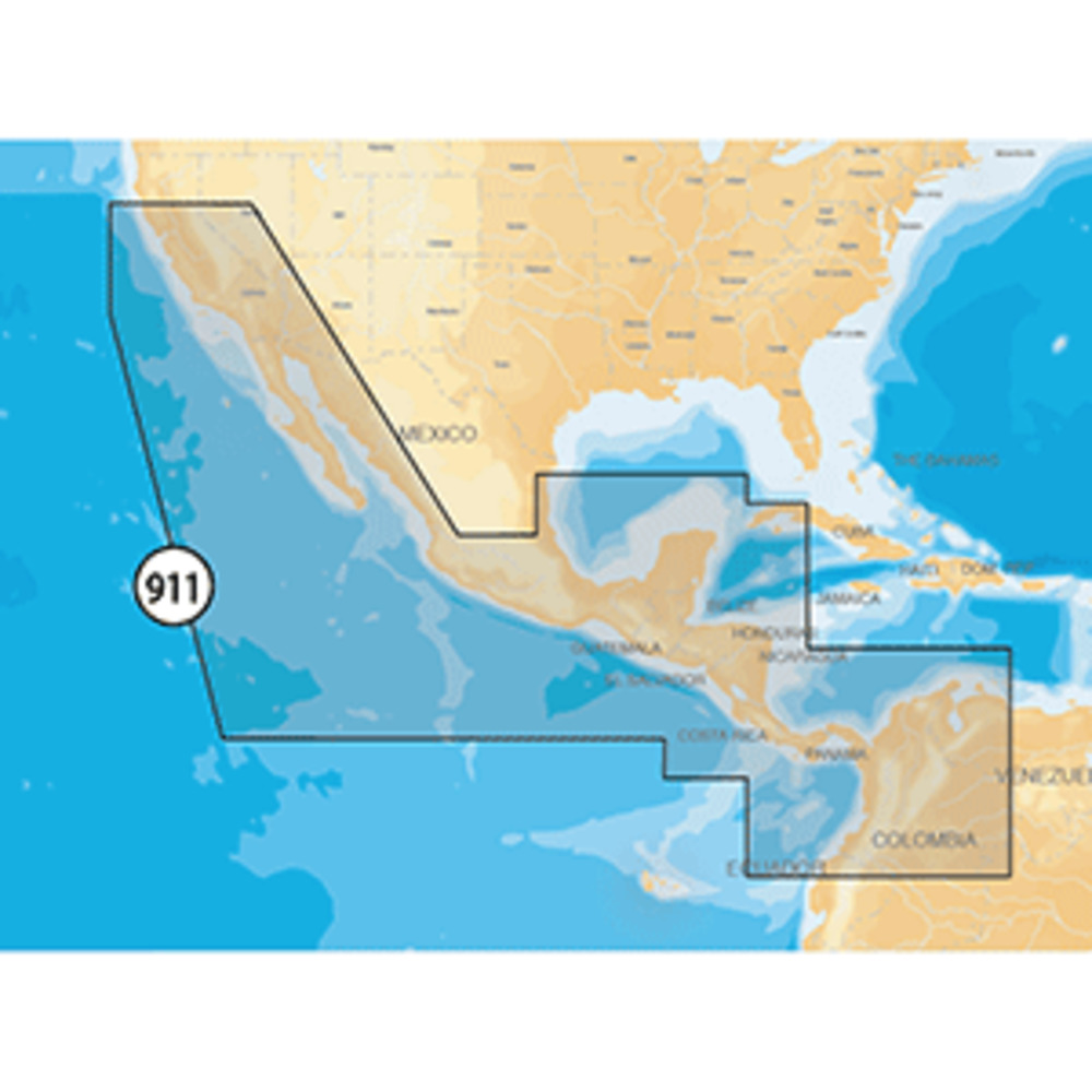 Navionics Platinum+ Mexico/Central America - microSD/SD