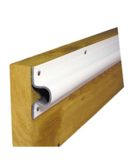 Dock Edge "C" Guard Economy PVC Profiles 10ft Roll - White