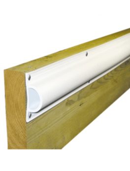 Dock Edge Standard "D" PVC Profile 16ft Roll - White