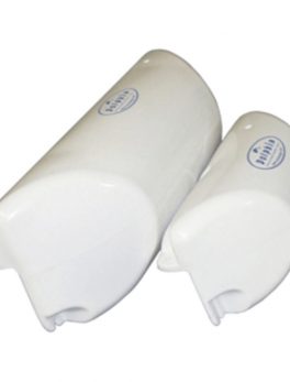 Dock Edge Dolphin Dockside Bumper 7" x 16" Straight - White