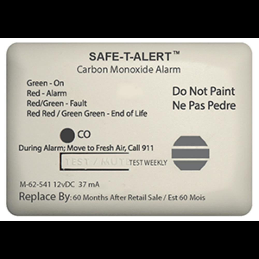 Safe-T-Alert 62 Series Carbon Monoxide Alarm - 12V - 62-541-Marine Surface Mount - White