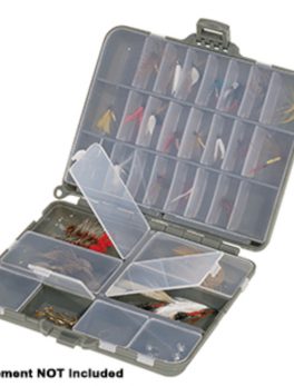 Plano Compact Side-By-Side Tackle Organizer - Grey/Clear
