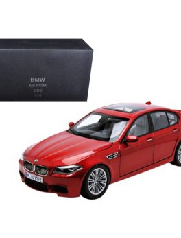 2012 BMW M5 (F10M) Sakhir Orange 1/18 Diecast Model Car by Paragon Models PA97013