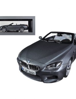 BMW M6 F12M Convertible Space Grey 1/18 Diecast Car Model by Paragon 97062