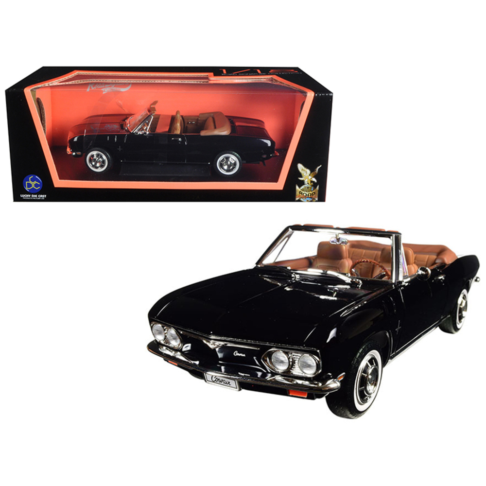 1969 Chevrolet Corvair Black 1/18 Diecast Model Car by Road Signature 92498BK