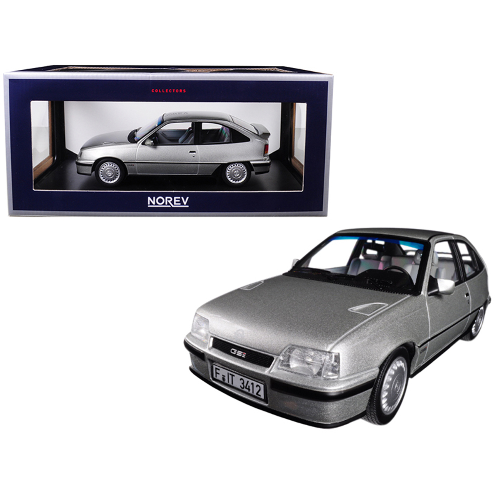 1987 Opel Kadett GSI Silver 1/18 Diecast Model Car by Norev 183613