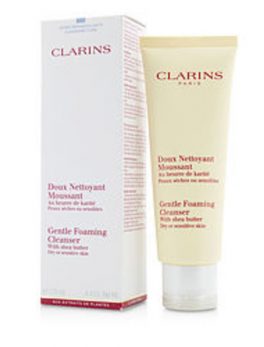 Clarins Gentle Foaming Cleanser With Shea Butter ( Dry/ Sensitive Skin ) --125ml/4.4oz For Women