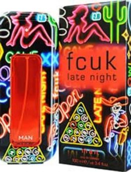 Fcuk Late Night Edt Spray 3.4 Oz For Men