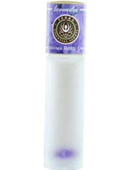 Terra Essential Scents Lavender Aroma Roll On - Essential Oils Of Lavender With Amethyst Gemstones In Jojoba Oil .33 Oz For Anyone