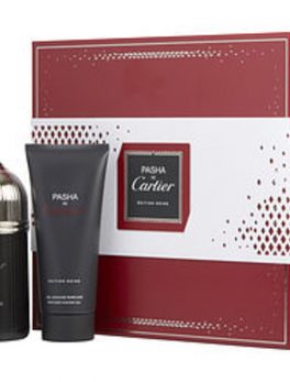 Pasha De Cartier Edition Noire Edt Spray 3.3 Oz and Shower Gel 3.3 Oz For Men