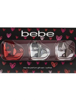 Bebe Variety 3 Piece Mini Variety With Bebe and Bebe Sheer and Bebe Kiss Me And All Are Eau De Parfum .34 Oz Minis For Women
