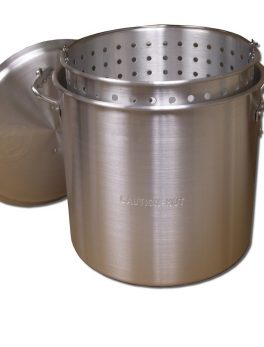 King Kooker KK32-32 Qt. Aluminum Pot with Basket and Lid
