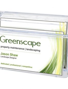Deflecto 70901 Grab-A-Card Outdoor Business Card Holder
