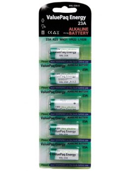 Dantona VAL-23A-5 ValuePaq Energy 23A Alkaline Cylindrical Batteries, 5 pk