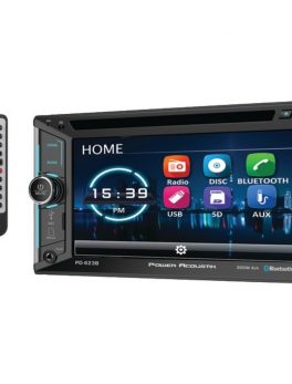 Power Acoustik PD-623B 6.2" Incite Double-DIN In-Dash DVD Receiver with Bluetooth