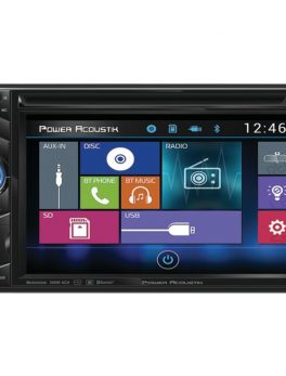 Power Acoustik PD-624B 6.2" Double-DIN In-Dash LCD Touchscreen DVD Receiver with Bluetooth