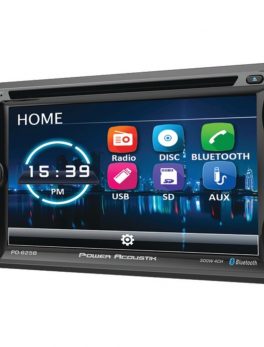 Power Acoustik PD-625B 6.2" Incite Double-DIN In-Dash Detachable LCD Touchscreen DVD Receiver with Bluetooth