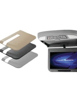 Power Acoustik PMD-102X 10.2" Ceiling-Mount Swivel DVD Entertainment System with IR and FM Transmitters and 3 Interchangeable Skins