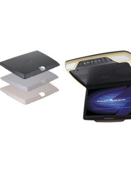 Power Acoustik PMD-143H 14.3" Ceiling-Mount DVD Entertainment System with IR and FM Transmitters, 3 Interchangeable Color Skins and MHL MobileLink