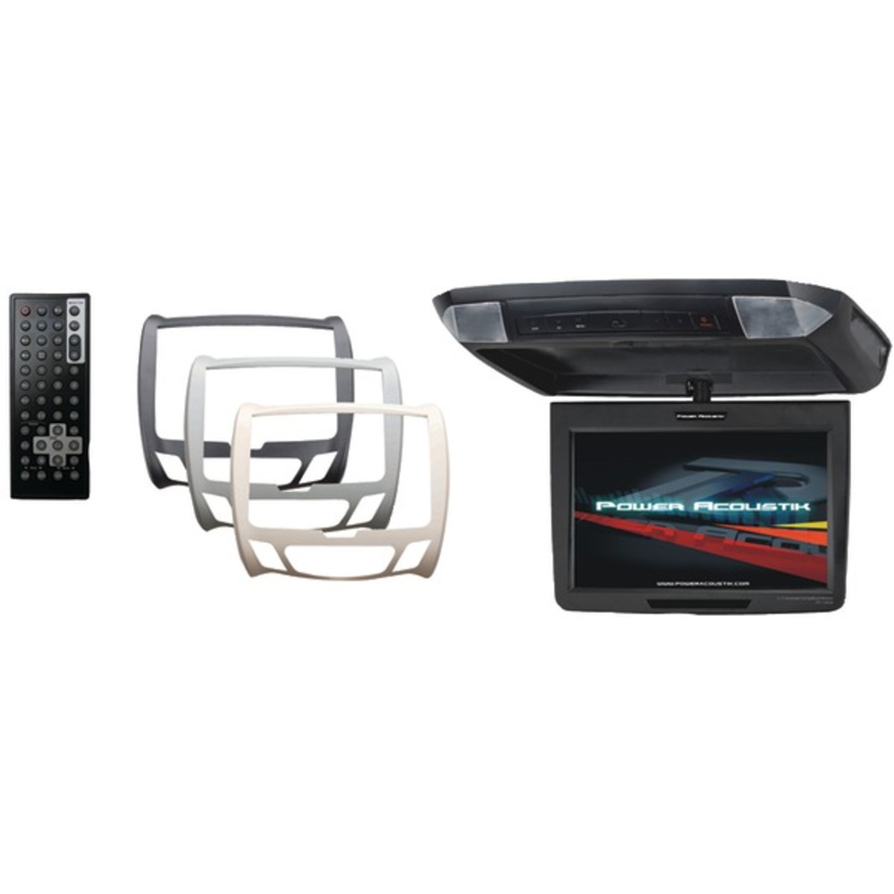 Power Acoustik PT-110CM 11.2" Universal Ceiling-Mount Monitor with IR Transmitter and 3 Interchangeable Skins