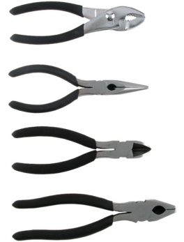 Shop-Tek 41002 4-Piece Plier Set