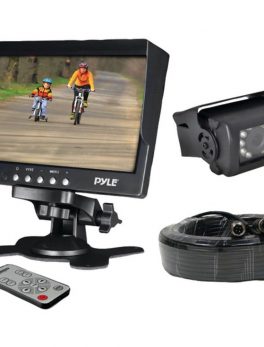 Pyle PLCMTR71 7" Weatherproof Backup Camera System with IR Night Vision Camera