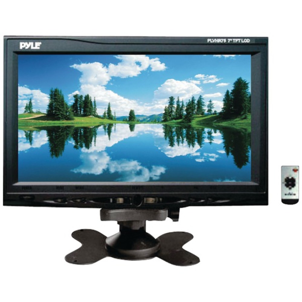 Pyle PLVHR75 7" Headrest Monitor with Stand and Headrest Shroud