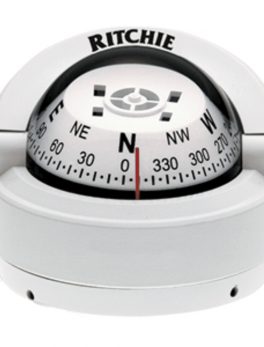 Ritchie S-53W Explorer Compass - Surface Mount - White