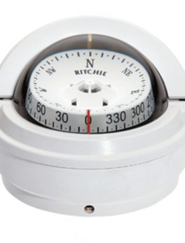 Ritchie S-87W Voyager Compass - Surface Mount - White