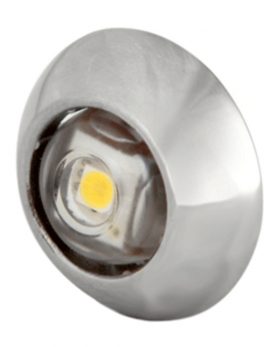 Lumitec Exuma Courtesy Light - Polished Stainless Housing - Blue Light