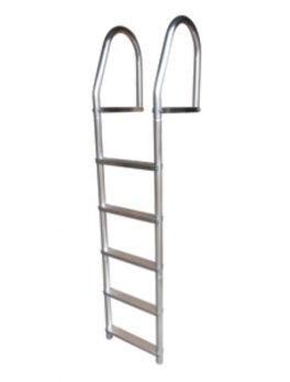 Dock Edge Fixed Eco - Weld Free Aluminum 5-Step Dock Ladder