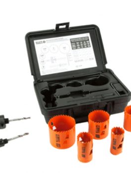 Klein Tools 8-Piece Bi-Metal Hole Saw Kit