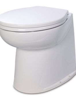 Jabsco 17" Deluxe Flush Fresh Water Electric Toilet - 12V