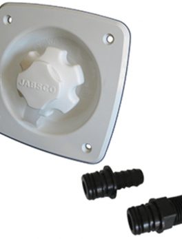 Jabsco Water Pressure Regulator - Flush Mount - White