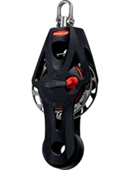 Ronstan Series 55 Ratchet Mount Orbit Block - Fiddle Becket Swivel