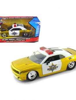 2008 Dodge Challenger SRT8 Sheriff Gold 1/24 Diecast Car Model by Jada 96460