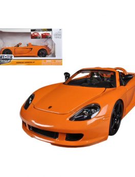 2005 Porsche Carrera GT Orange 1/24 Diecast Car Model by Jada 96955or