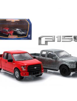 2015 Ford F-150 Pickup Trucks Hobby Only Exclusive 2 Cars Set 1/64 Diecast Models by Greenlight 29828