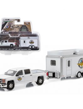 2015 Chevrolet Silverado 1500 and IMS Gift Shop Trailer Hitch and Tow Series 6 1/64 Diecast Model by Greenlight 32060C