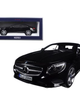 2014 Mercedes S Class Coupe Black 1/18 Diecast Model Car by Norev 183482