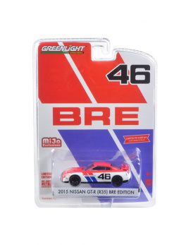 2015 Nissan GT-R R35 #46 BRE Edition Limited to 4600pc 1/64 Diecast Model Car by Greenlight 51070