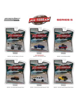 All Terrain Series 5, 6pc Diecast Car Set 1/64 Diecast Model Cars by Greenlight 35070