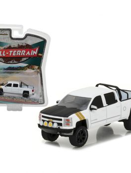 2015 Chevrolet Silverado 1500 White Pickup Truck All Terrain Series 5 1/64 Diecast Model Car by Greenlight 35070E