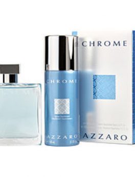 Chrome Edt Spray 3.4 Oz and Free Deodorant Spray 5.1 Oz (travel Offer) For Men