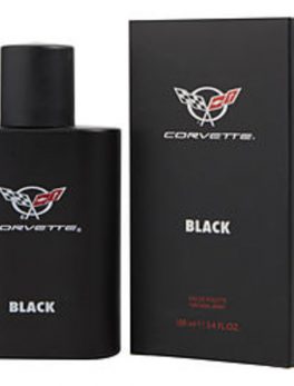 Corvette Black Edt Spray 3.4 Oz For Men