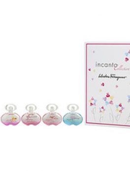 Incanto Variety 5 Piece Womens Mini Variety With Incanto Dream and Incanto Charms and Incanto Shine and Incanto Heaven and Incanto Bloom And All Are Edt .17 Oz Minis For Women